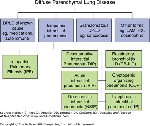 Interstitial And Diffuse Parenchymal Lung Diseases Anesthesia Key